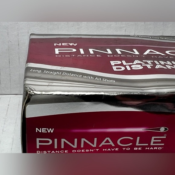 Pinnacle Platinum & Gold Distance 15 Golf Balls LOT Set NIB Sleeves - Picture 8 of 16
